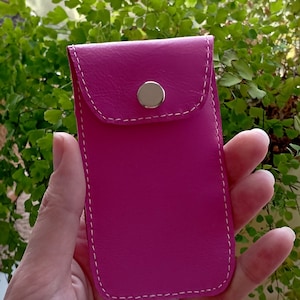 Leather Nail clippers case Mini Manicure tool case Travel set