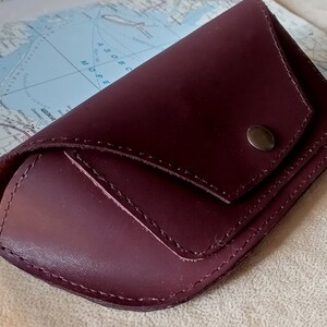 Sunglasses Case Leather handmade eyeglasses case Storage leather case Designer case Sunglasses holder image 7