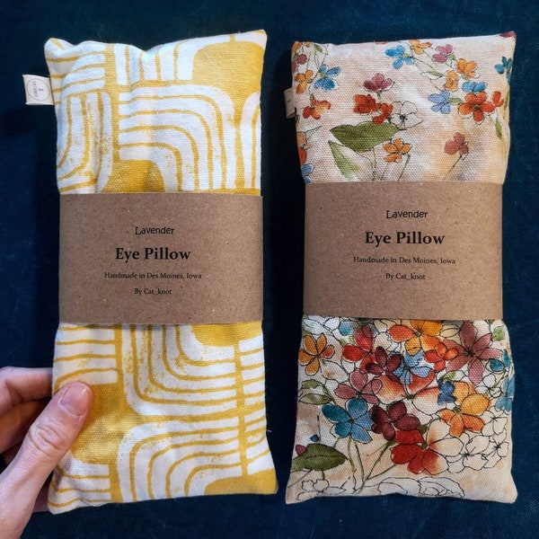 Lavender Eye Pillow Etsy