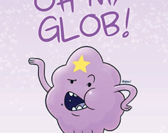 Lumpy Space Princess (Original Adventure Time Art) 8x10" Print, Wall Art, Ready to Frame