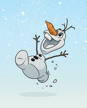 Olaf! (original Frozen Art) 8x10