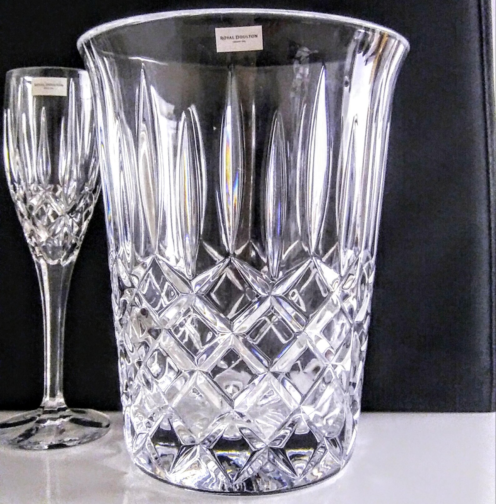 Ice Bucket Royal Doulton With Champagne Flutes Etsy