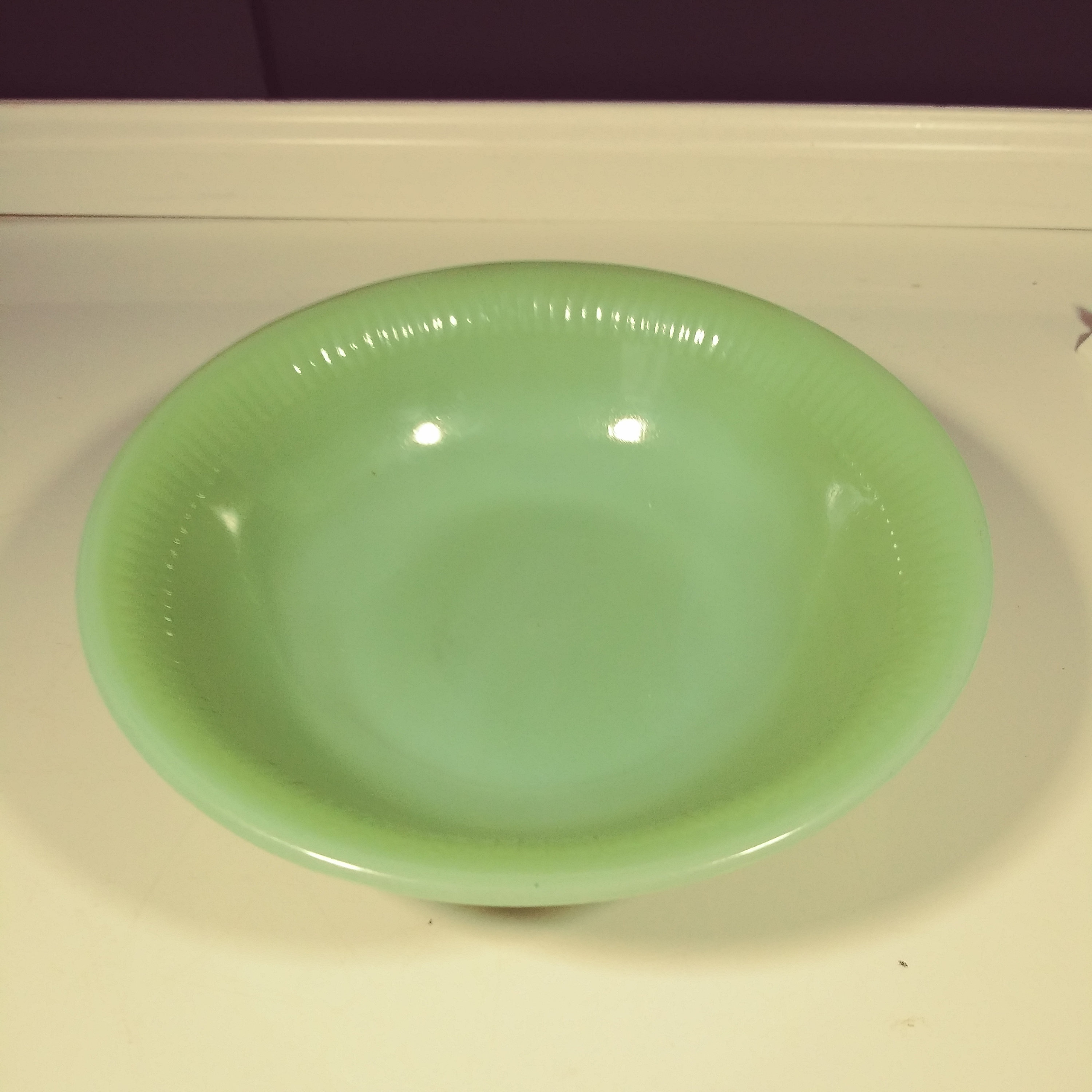 Fire King Jadeite Bowl Dessert Fruit Custard Vintage Oven Etsy