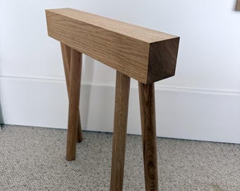 Bespoke Handmade Slim Hallway Entryway European Oak Bench Seat - Etsy