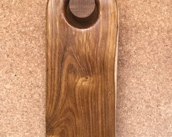 Solid Hardwood Chopping Board Platter Made for IPE Brazilian Walnut. Only One Left.