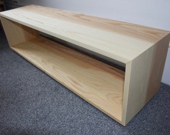 Made to order Solid hardwood TV Cabinet, Mid-Century Modern Floating Media Console