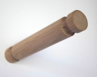 Handmade Hardwood Wall Hook: Pendant Lamp Cable Organizer