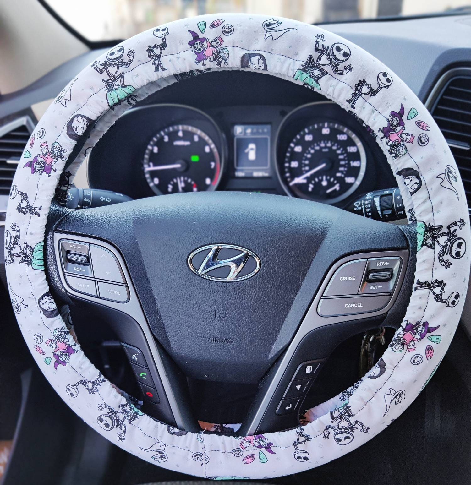 Nightmare before christmas 2024 steering wheel covers