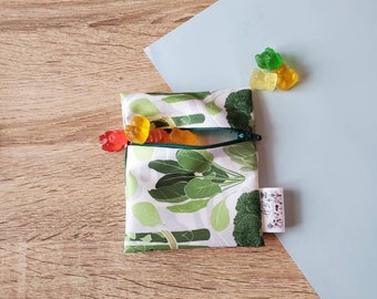 Reusable snack bag-sandwich bag-Vegetables-Vegetable-PUL fabrics-Wet bag-reusable-ecology (size XS to L)-waterproof