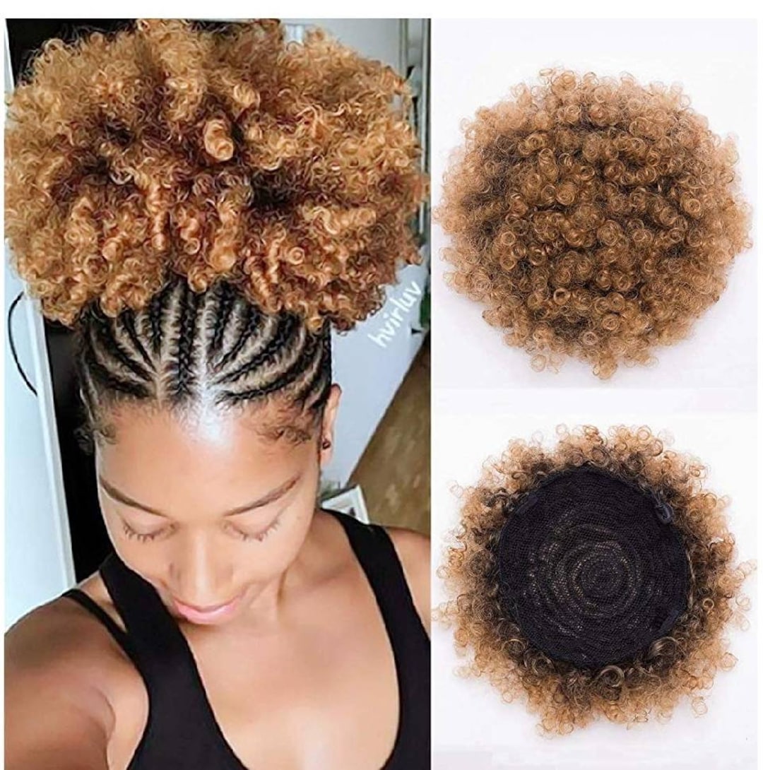 Hair Ponytail Afro Kinky Puff Ponytail Afro Curly Hair Extension