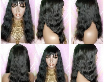 Wig Virgin Brazilian Remy 100 Human Hair Natural Loose Waves Hair