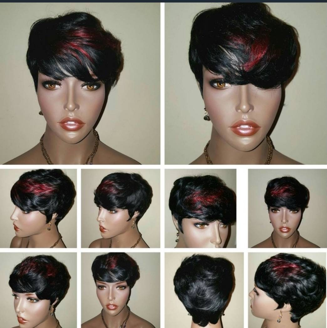 WIG Sassy Pixie Cut Brazilian Remy Human Hair Fashion Vogue  display picture 3