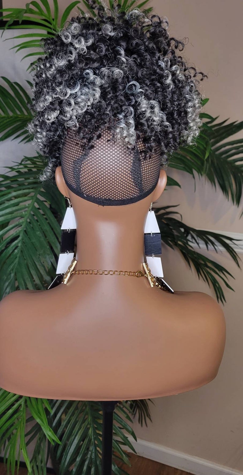 Hair Ponytail Afro Kinky Straw Curls Bangs Ponytail Afro Hair Etsy