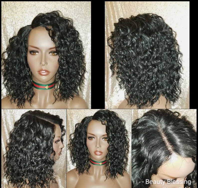 Wig Pineapple Loose Wave Heat Resistant Fiber Hair Pre Cut Etsy