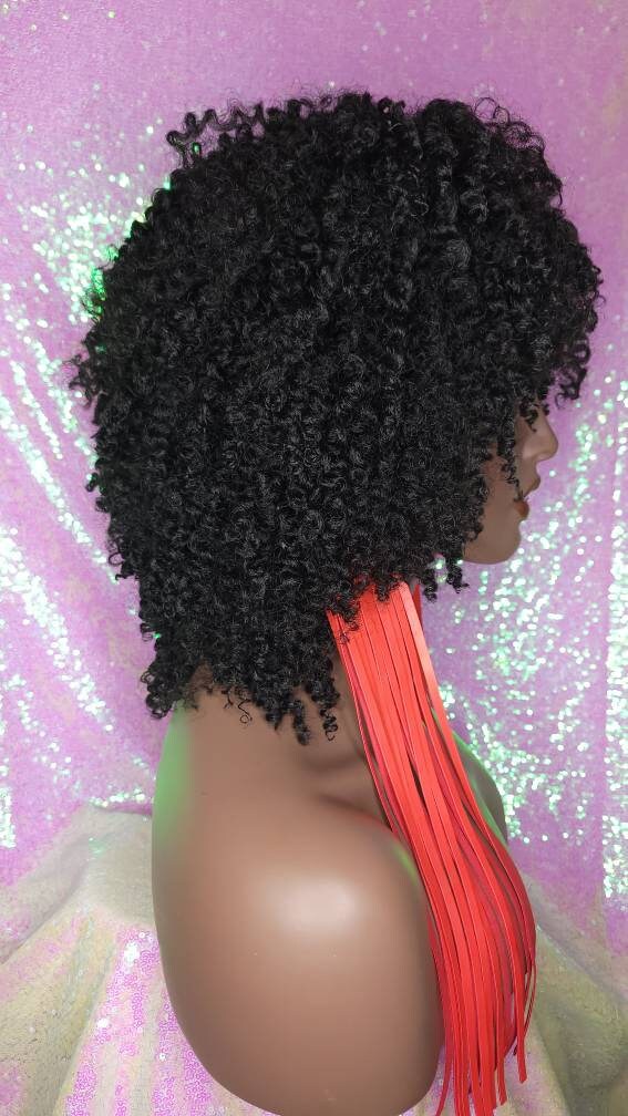 Nunify 4Pcs/Set Cotton Black Thread Sharp C-Curve Wig Needle/Hair