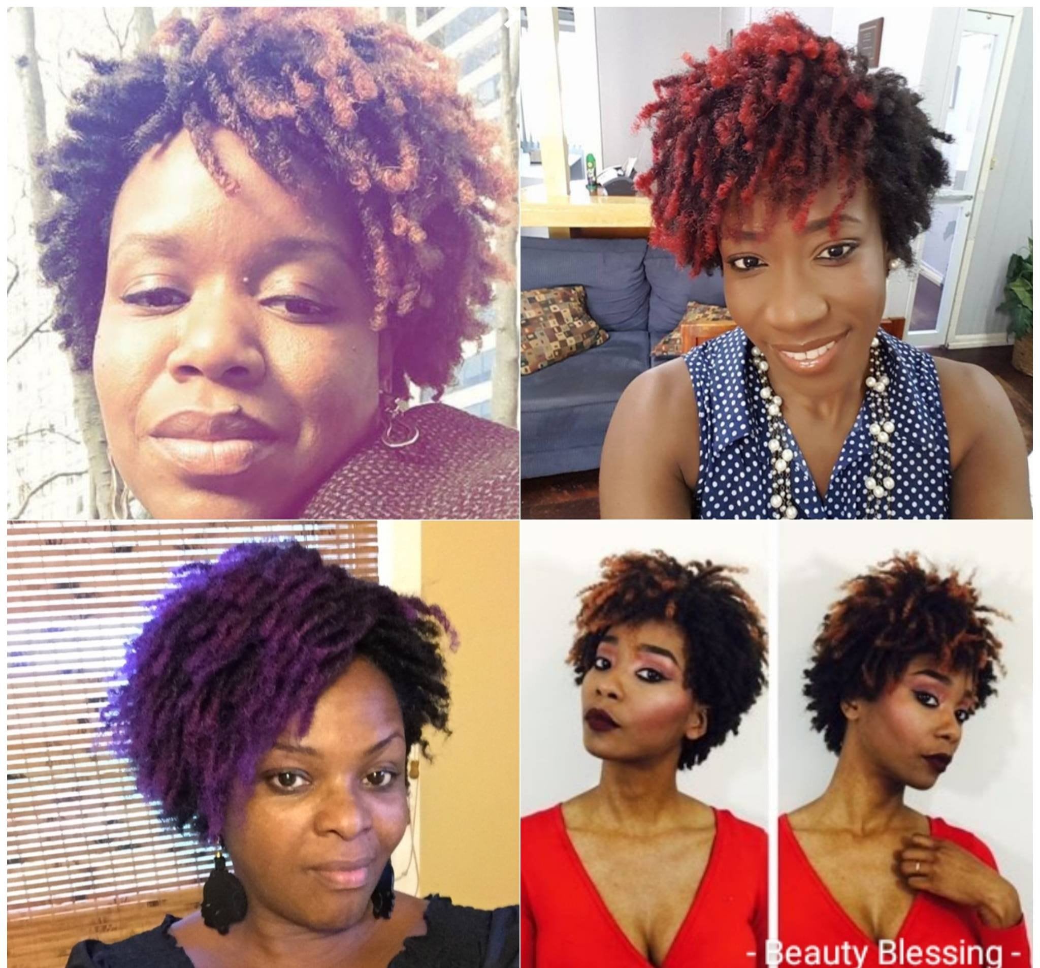 Short Kinky Twist Wig: Afrocentric Coily Dreadlock Style - Etsy display picture 1