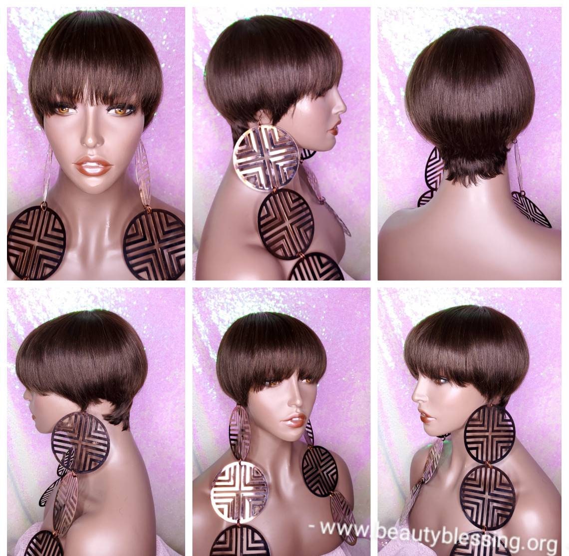 Celebrity Inspired Style Mushroom Hair Cut Bowl Pixie Cut - Etsy Hong Kong Celebrity Inspired Style Mushroom Hair Cut Bowl Pixie Cut - Etsy Hong Kong
