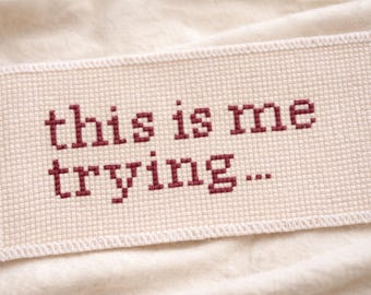 Counted Needlepoint Pattern Beginner Friendly PDF Digital Download Lyrics