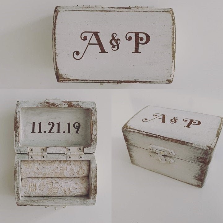 I DO Ring Bearer Box & Keepsake