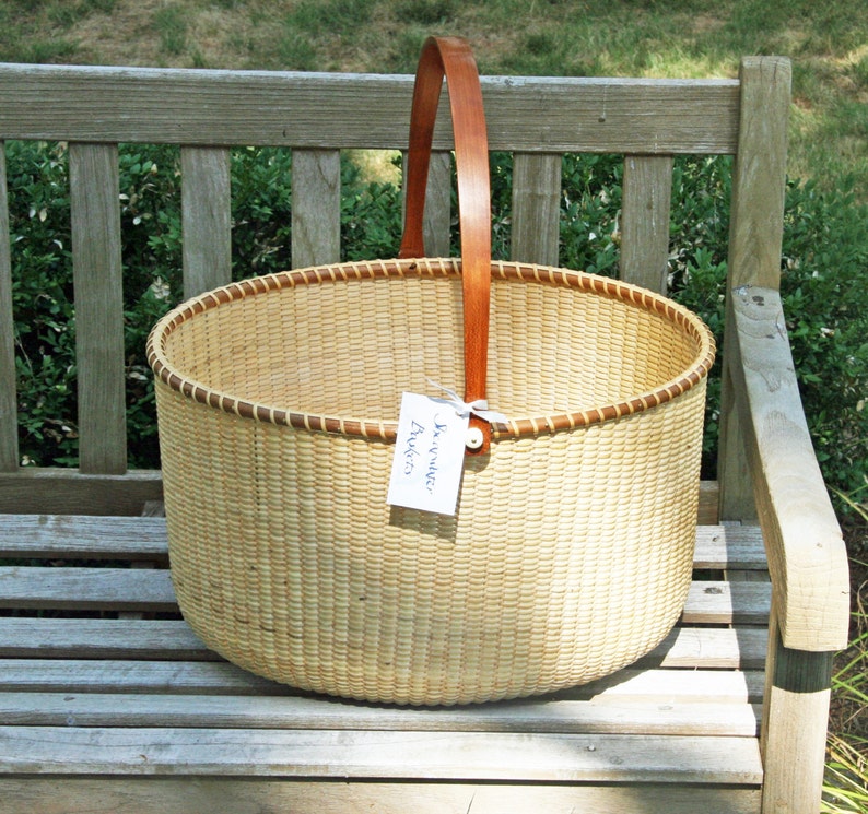 18inch Oval Nantucketstyle Basket Etsy