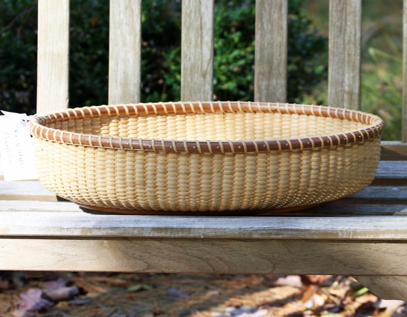 18inch Oval Nantucket Style Basket Tray Etsy