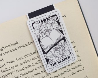 Tarot Card Magnetic Bookmark – Book Accessories – Page Saver – Colourful – Page Clip - Cute - Reading Gift - Book Lover - Fall - Halloween