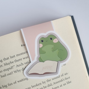 Frog Magnetic Bookmark – Book Accessories – Page Saver – Colourful – Page Clip - Reading Gifts - Book Lover - Animals - Wildlife