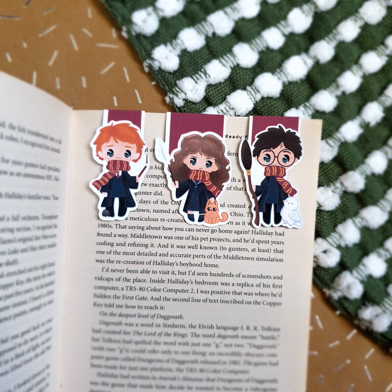 Harry Potter Bookmarks Magnetic Bookmarks Hermione Granger | Etsy