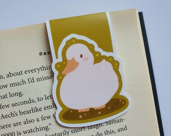 Cute Duck Magnetic Bookmark - Book Accessories – Page Saver – Colourful – Page Clip - Reading Gifts - Book Lover - Animal - Duckling - Ducky
