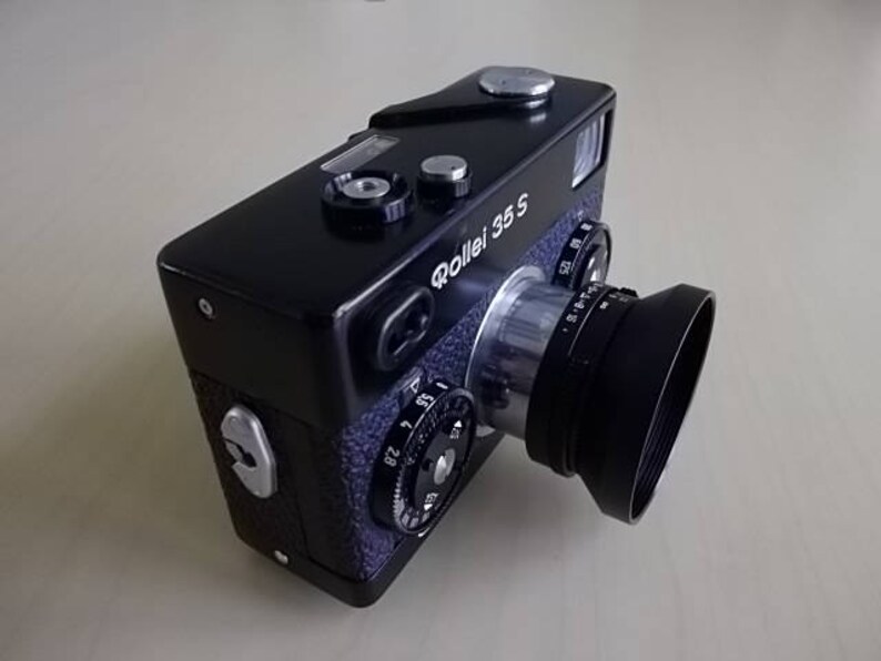 Anodized Aluminum Lens Hood for Rollei 35 F2.8 Aperture Camera Free