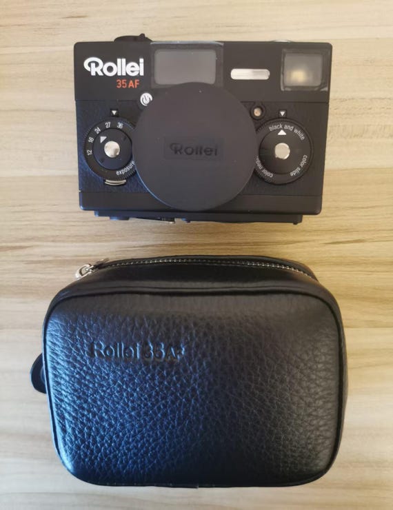 Rollei 35AF Black Soft Leather Camera Case With Pouch - Etsy