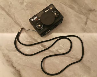 Correa de cuello negra para cámara: para Rollei 35AF, Leica CM