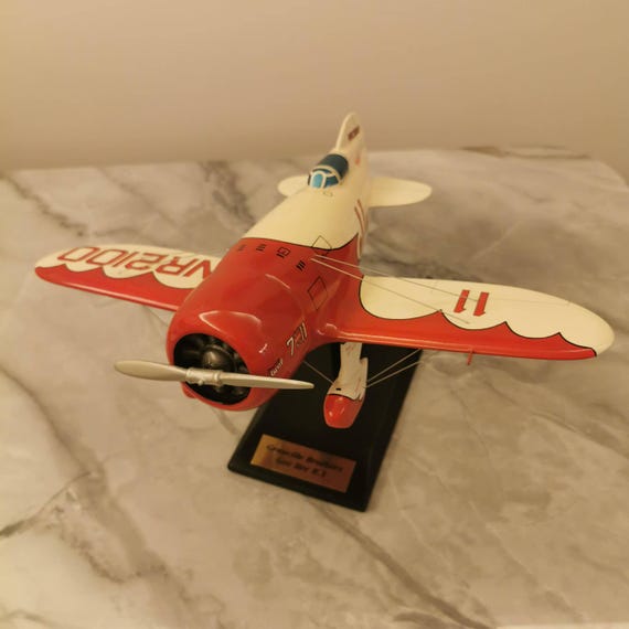 グランビル・ブラザーズ ジービー R.1 レーサー：手作り木製飛行機模型