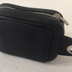 Étui en cuir souple noir avec pochette pour appareils photo Rollei série 35 Livraison gratuite image 3