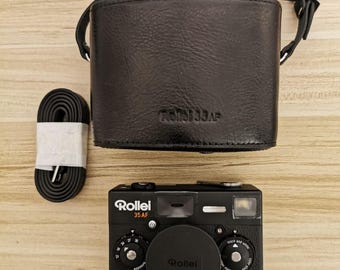 Rollei 35 LEDフィルムカメラ：トリオターレンズ、ケース、ストラップ