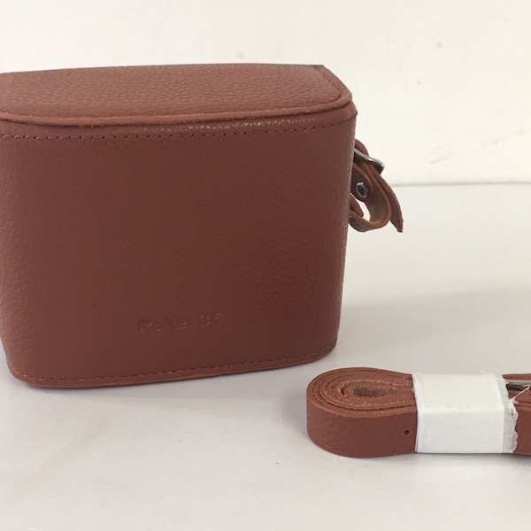 SALE! Hanna Brown Hard Leather Case for Rollei 35 Series Cameras is Available Again Free Shipping!