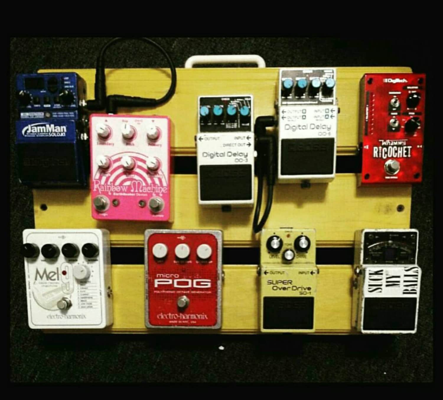Guitar Effects Pedal Board work Horse Medium Etsy