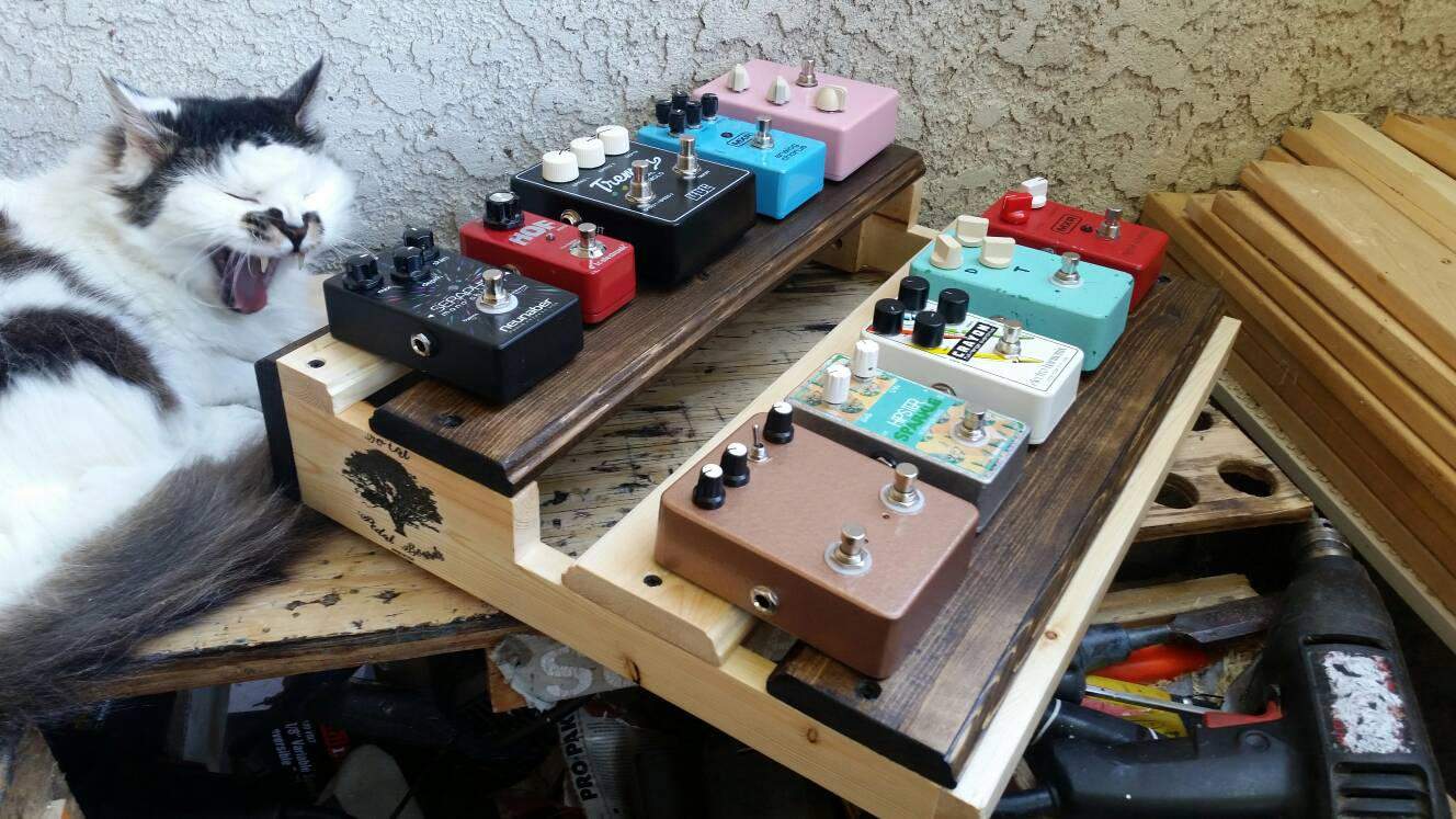 Guitar pedalboard 2 tier Etsy