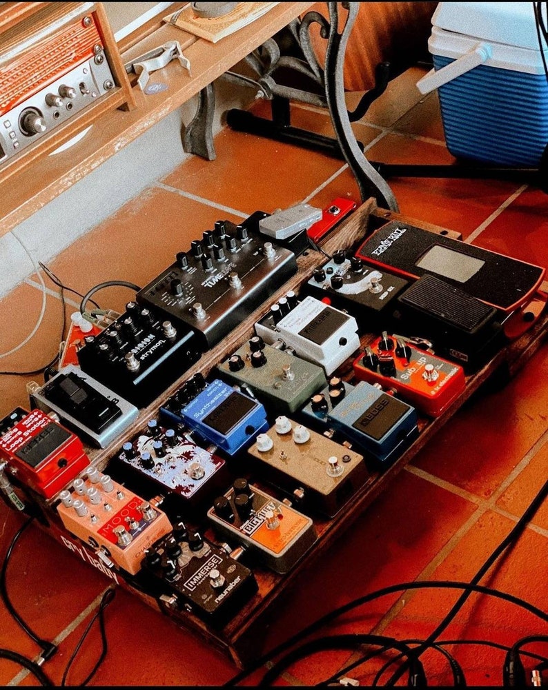 Large 2 Tier Guitar Pedalboard Etsy