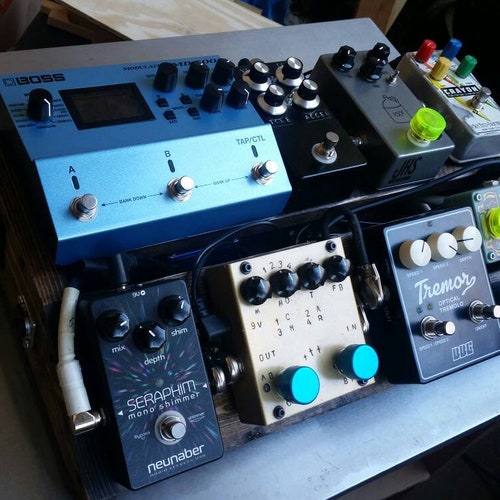 Guitar Pedalboard Etsy