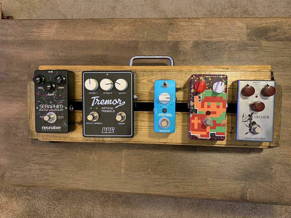 Another IKEA pedalboard : r/guitarpedals