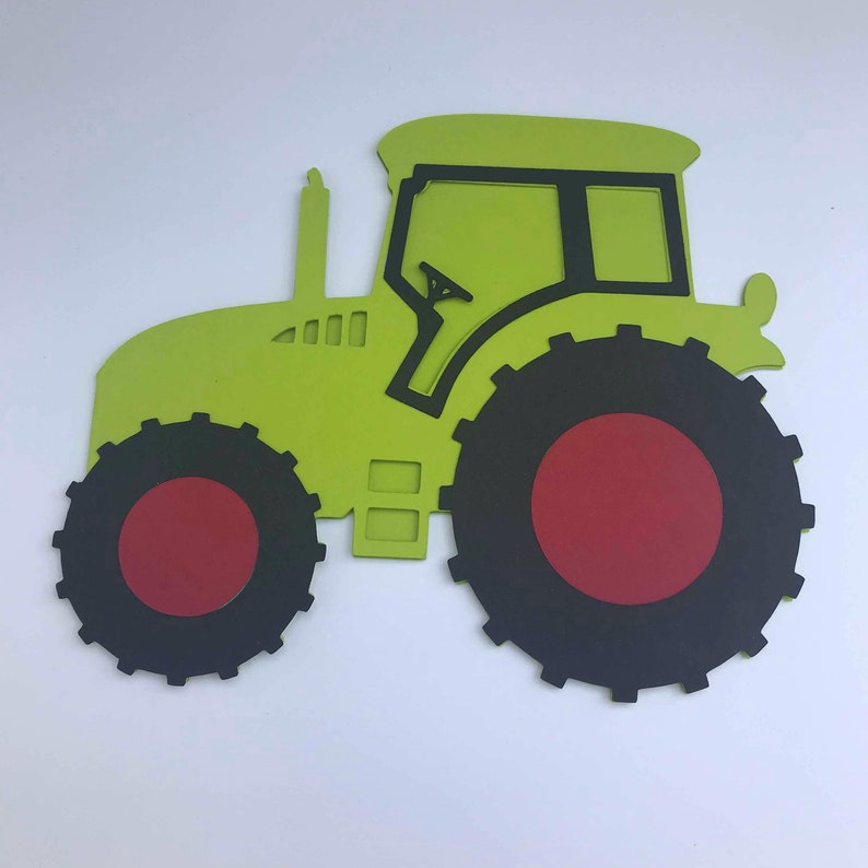Traktor Einladung Basteln
