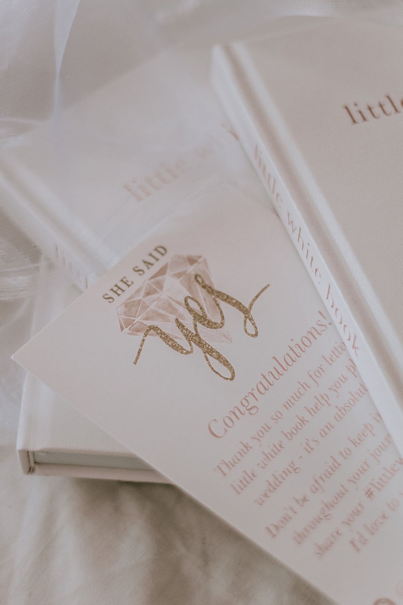 Little white book Voted BEST Wedding Planning | Etsy