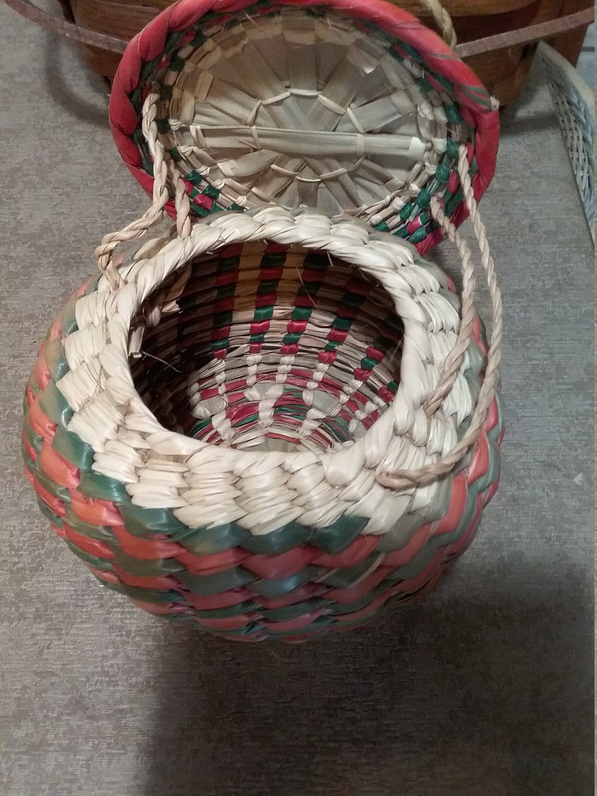 drawstring basket