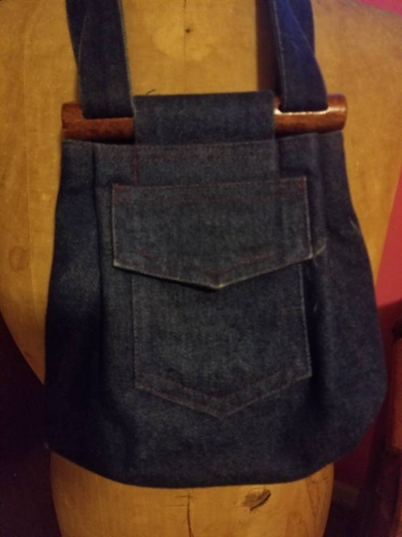 Cute Mouse Housery Original DENIM SHOULDER BAG w … - image 10