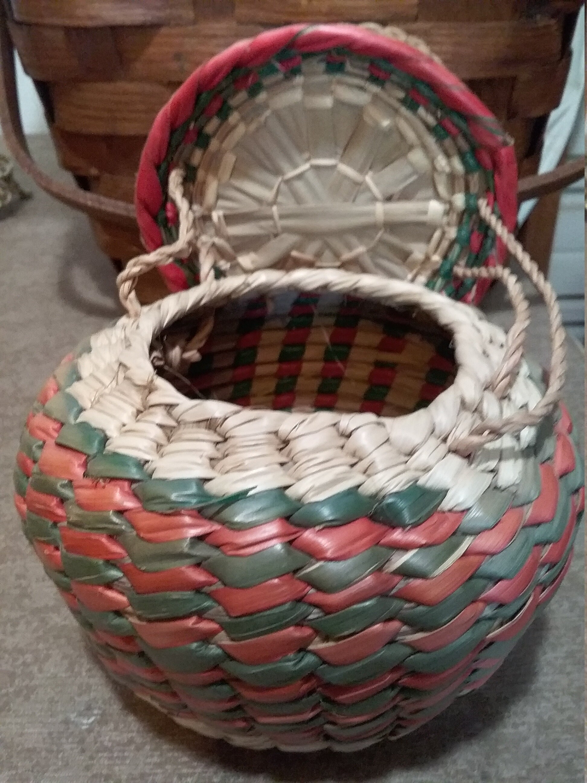 drawstring basket
