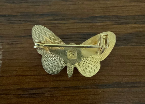 VINTAGE BUTTERFLY BROOCHES, lot of 3, Butterfly P… - image 3