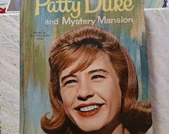 60s TEEN MYSTERY BOOK, 1964 Patty Duke and Mystery Mansion Book by Doris Schroeder, Vintage Teen Book