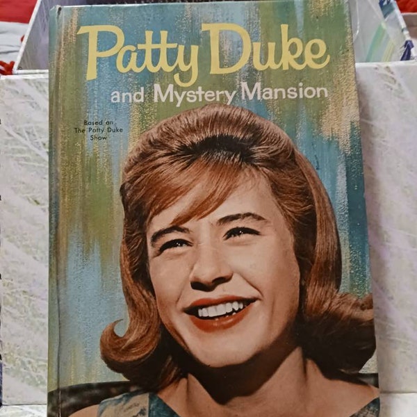 60s TEEN MYSTERY BOOK, 1964 Patty Duke and Mystery Mansion Book by Doris Schroeder, Vintage Teen Book