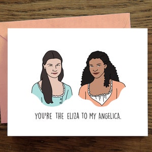 Sister/Friend Card | INSTANT DOWNLOAD DIY | Hamilton | Angelica | Eliza | Schuyler Sisters | Birthday | Printable | Digital pdf